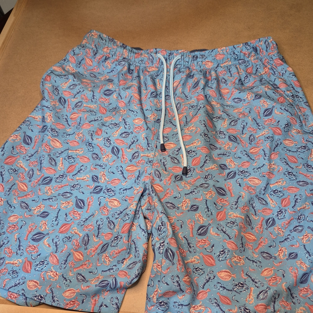 Peter Millar Multicolor Patterned Swim Trunks 266… - image 1